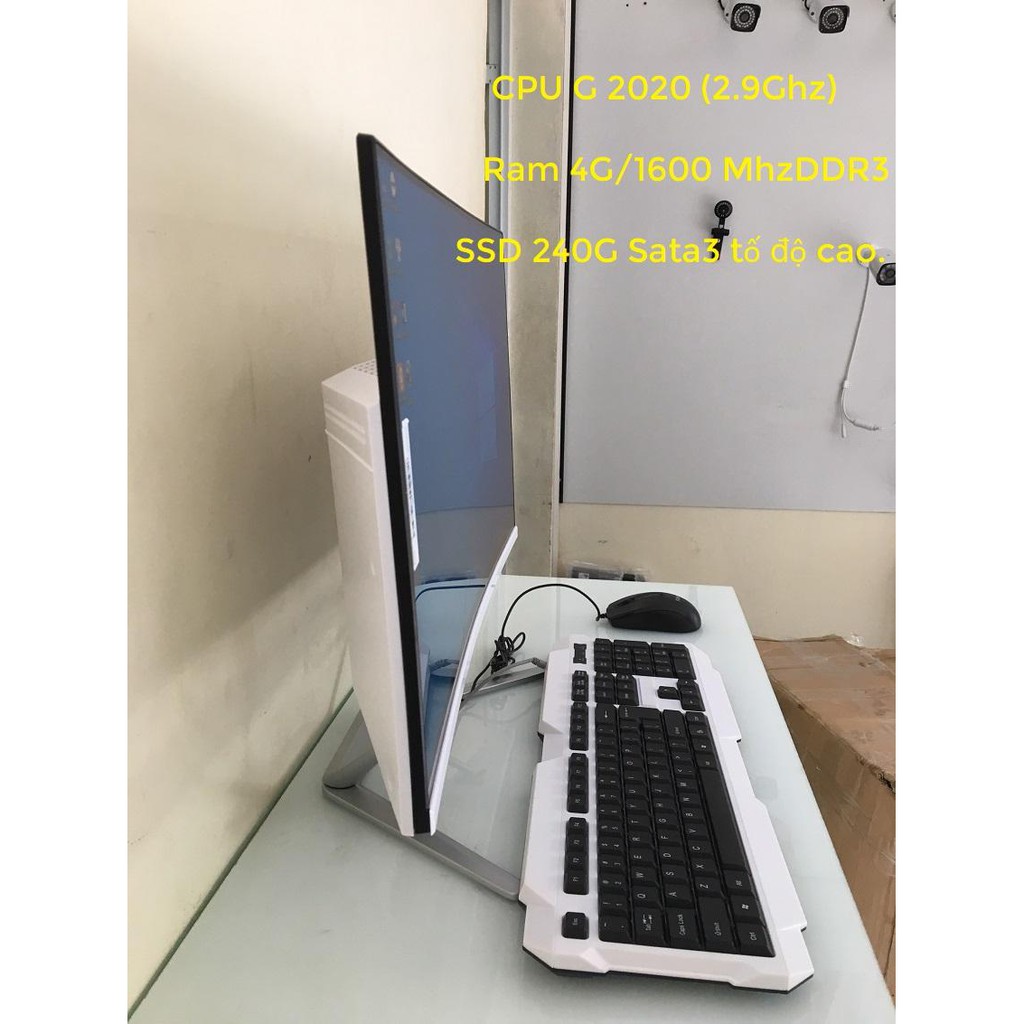 BH 24 THÁNG - Bộ máy tính để bàn All in One Kiwivision tất cả trong 1 màn hình cong 24" full view | BigBuy360 - bigbuy360.vn
