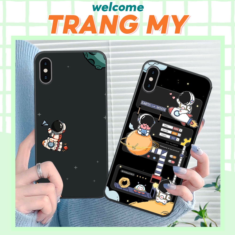 Ốp lưng IP x/ xs/ xs max/ xr hình vũ trụ, phi hành gia astronaut