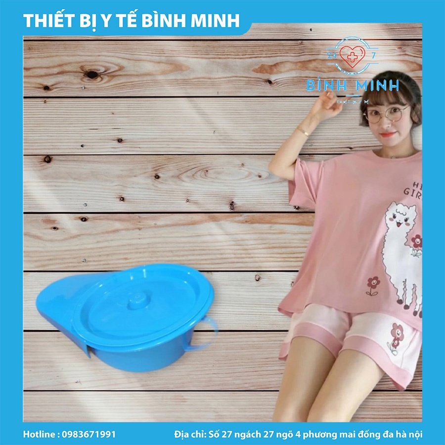 ( TBYT BÌNH MINH ) Bô Đi Tiểu Nữ -bô dẹt bằng nhựa Dành Cho Người Bệnh