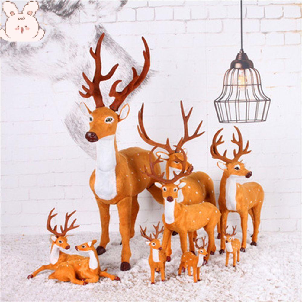 Thú Nhồi Bông Hình Con Tuần Lộc Trang Trí Giáng Sinh Năm Mới