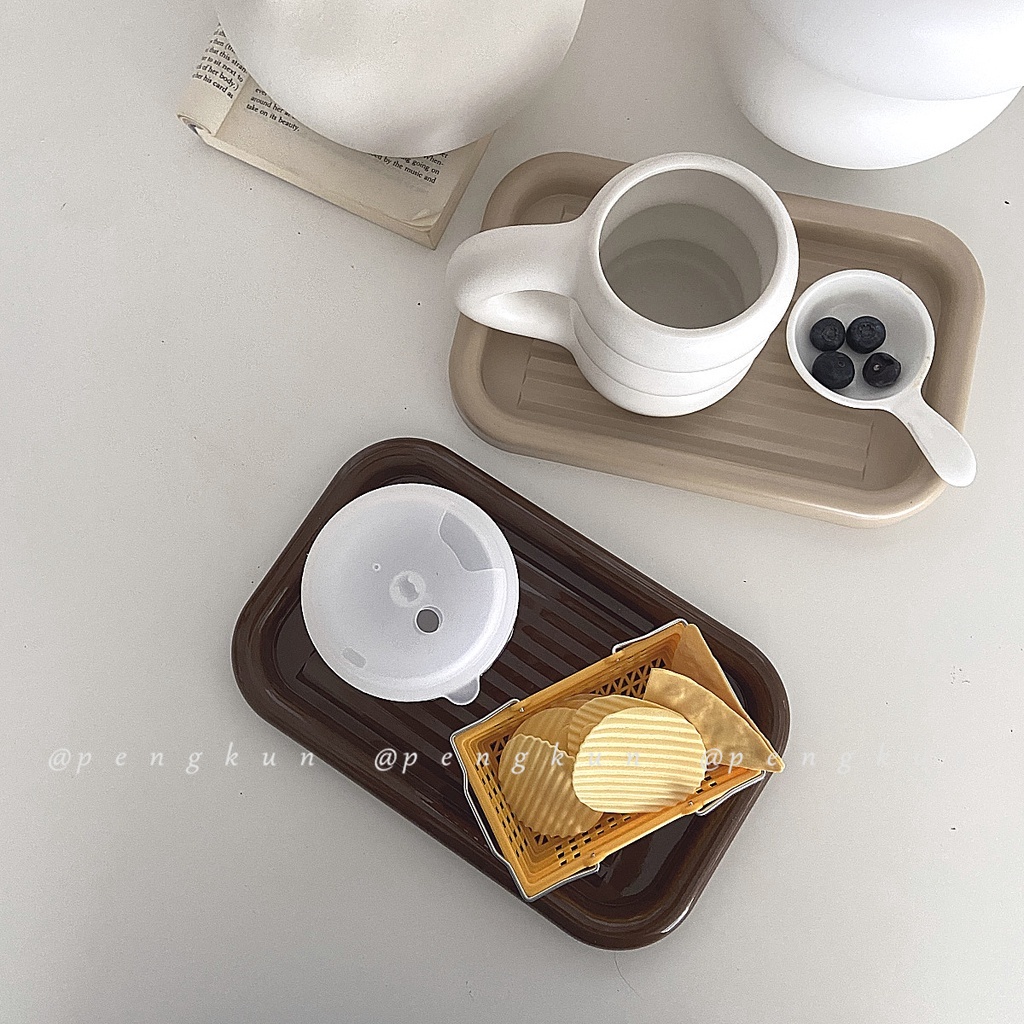 Khay đựng bút/ đồ trang điểm để bàn phong cách Hàn Quốc xinh xắn