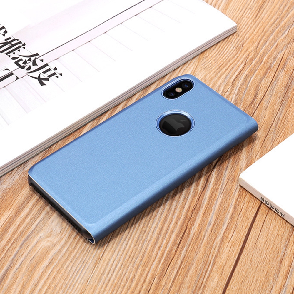 Bao da nắp gập tráng gương thời trang cho iPhone X/XS | BigBuy360 - bigbuy360.vn