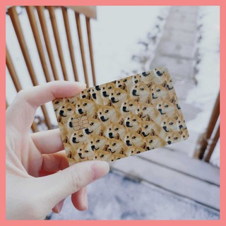 MIẾNG DÁN SKIN/ STICKER thẻ ATM, ngân hàng, chung cư, thẻ xe ( cậu vàng) | TUTA CARDS