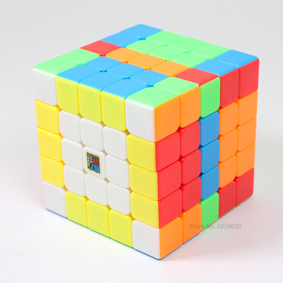 Rubik 5x5 Moyu Meilong MF Stickerless - Rubik Trơn Mượt, Tốc Độ ( Màu sơn liền khối)