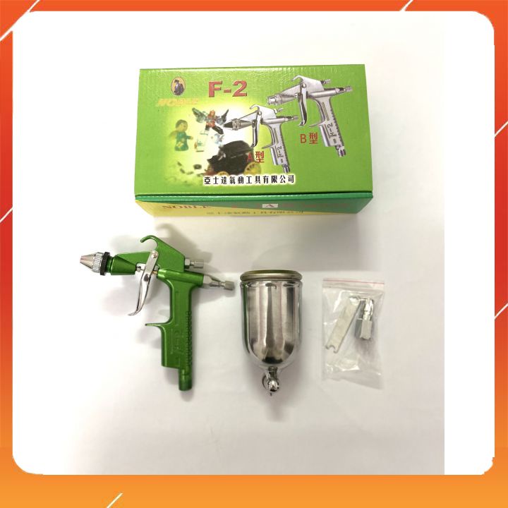 Súng Phun Sơn Mini ♥️  ♥️ Bép Phun Tỉa Mini F2, Chuyên Dặm Vá Chi Tiết Nhỏ Lỗ Phun 0.5mm