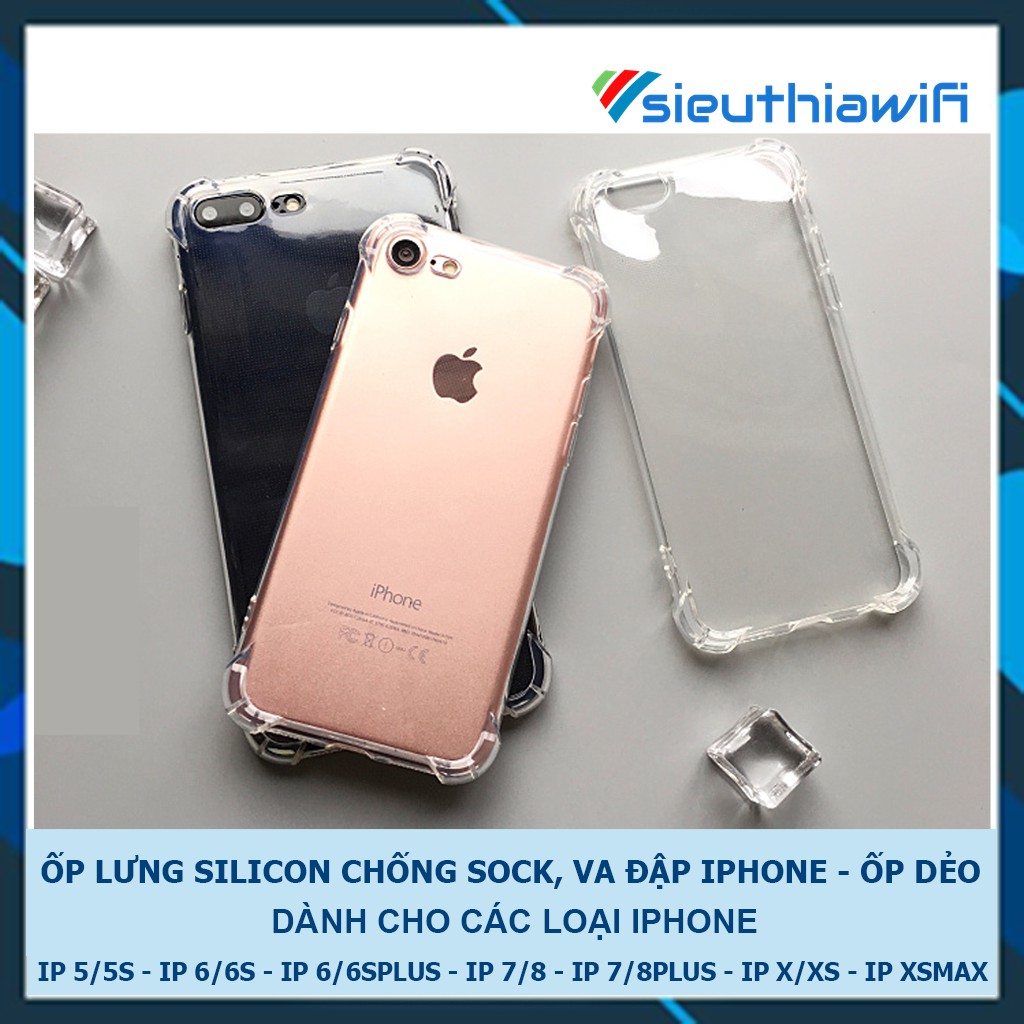 Ốp lưng iphone chống sock va đập 5/5s/6/6plus/6s/6splus/7/7plus/8/8plus/x/xr/xs/11/12/pro/max/plus/promax - Awifi B1-1 | BigBuy360 - bigbuy360.vn