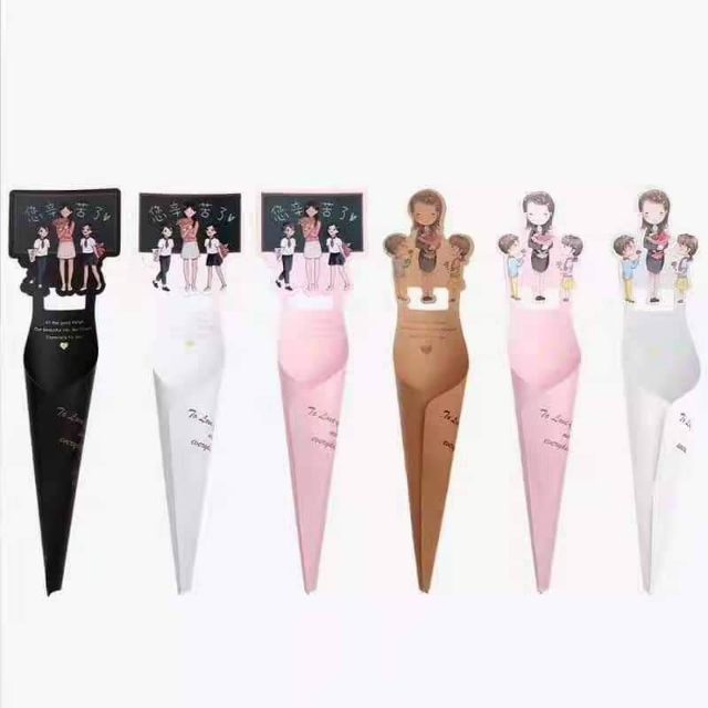 Ốc quế hình họa tiết set 10c