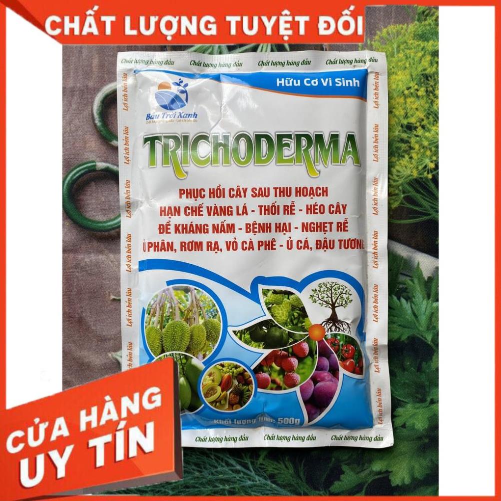 NẤM ĐỐI KHÁNG TRICHODERMA💥XẢ LỖ KIẾM 5 SAO💥hạn chế vàng lá, nấm bệnh, dùng ủ phân, cải tạo đất,dùng trong nô 2
