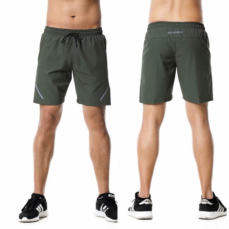[ GYMEN ] Quần short thể thao nam  thoải mái đàn hồi cao thoáng khí nhanh khô  chạy bộ tập thể dục quần bóng rổ  cỡ lớn  ngoài trời   huấn luyện  hút mồ hôi