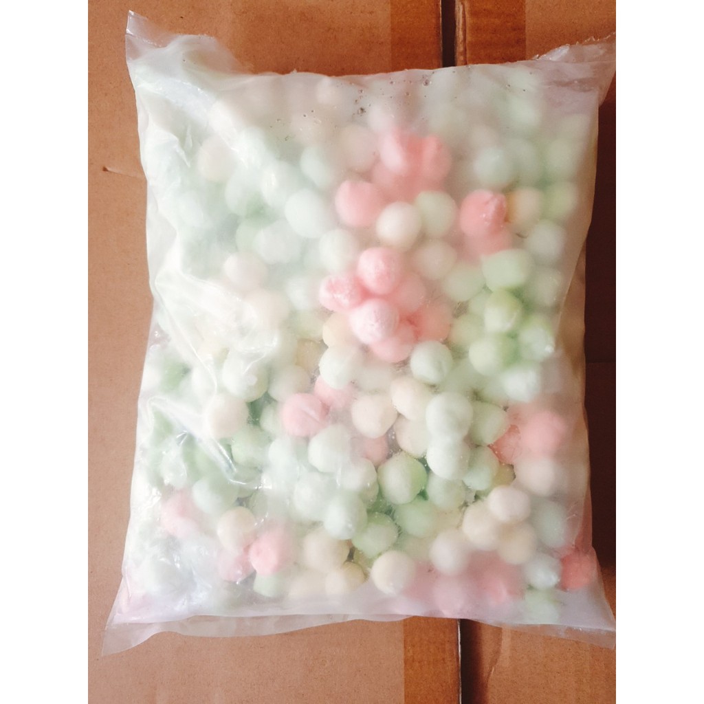 Trân châu nhân dừa ngũ sắc nhà làm dùng cho nấu chè gói 1kg (chỉ giao hỏa tốc)