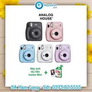 Combo Máy ảnh Fujifilm Instax mini 11 + bộ 5 pack film loại 10 tấm/pack (50 tấm)