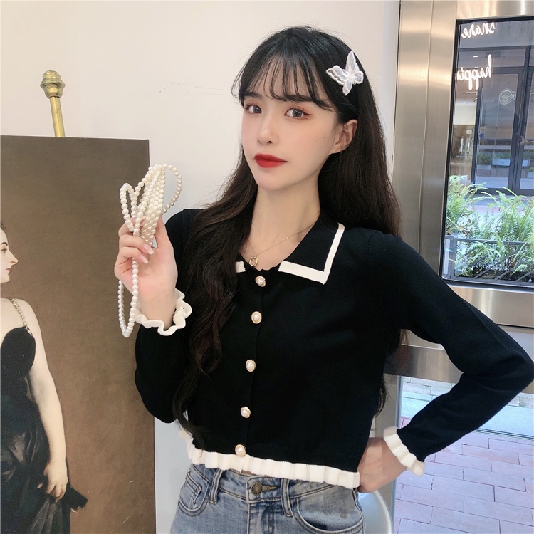 NRVP Áo Sweater Dài Tay Phong Cách Hàn Quốc Sành Điệu Dành Cho Nữ