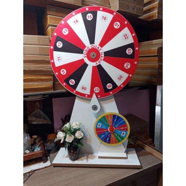 VÒNG QUAY MAY MẮN 16 ô - SIZE 60cm cao 100cm