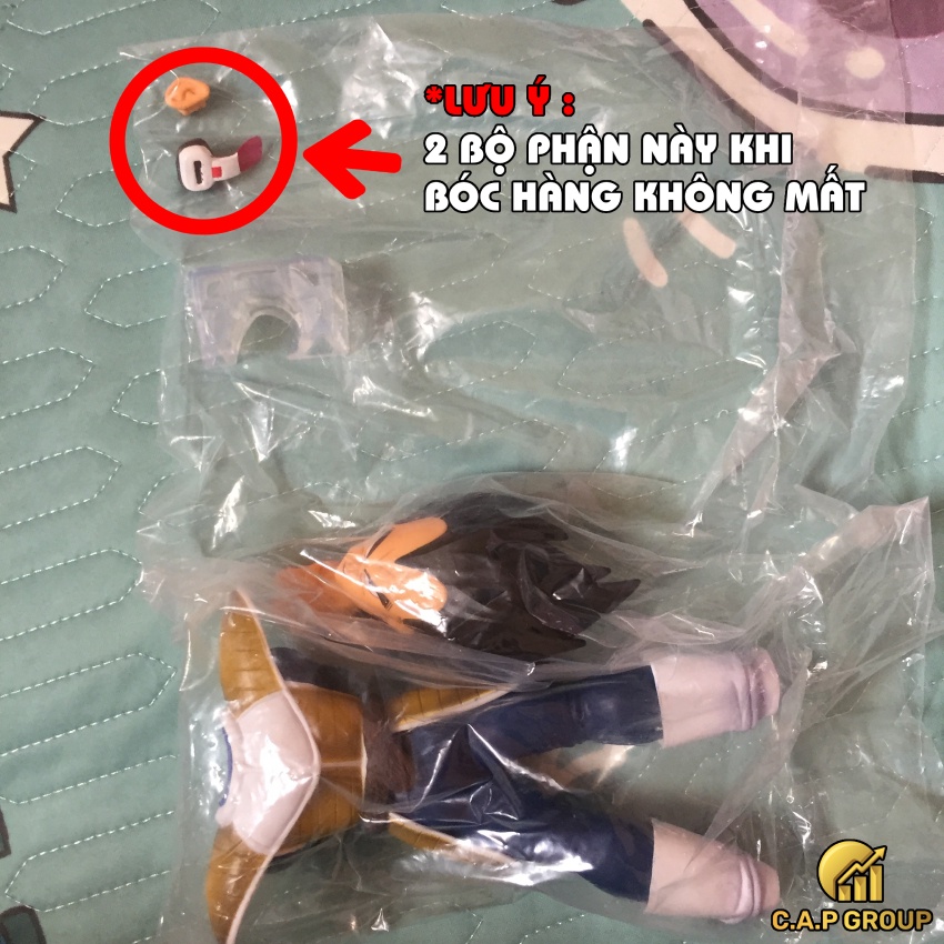 Mô hình Dragon Ball nhân vật Ca Đích Vegeta và Saibaiman trong 7 Viên Ngọc Rồng - 08V-17Vi