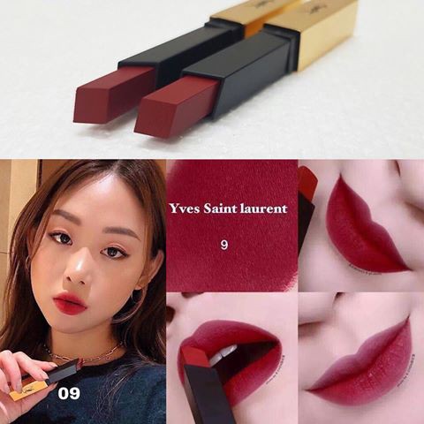 Son YSL The Slim Màu 09 Red Enigma - Đỏ đất