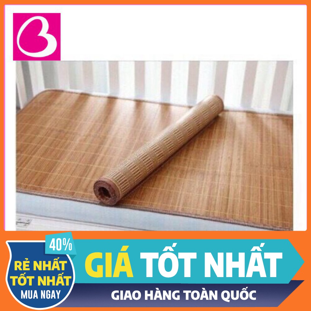 Chiếu Trúc Tăm Tre Cao Cấp Việt Nam Cho Bé 60x120cm