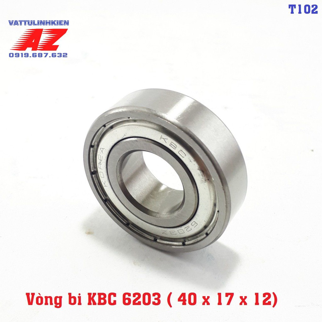 Vòng bi KOREA KBC 6203z (40 x 17 x 12)