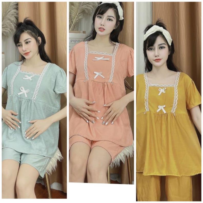 Đồ bộ bầu LỬNG Chất ĐŨI LỤA mềm mát