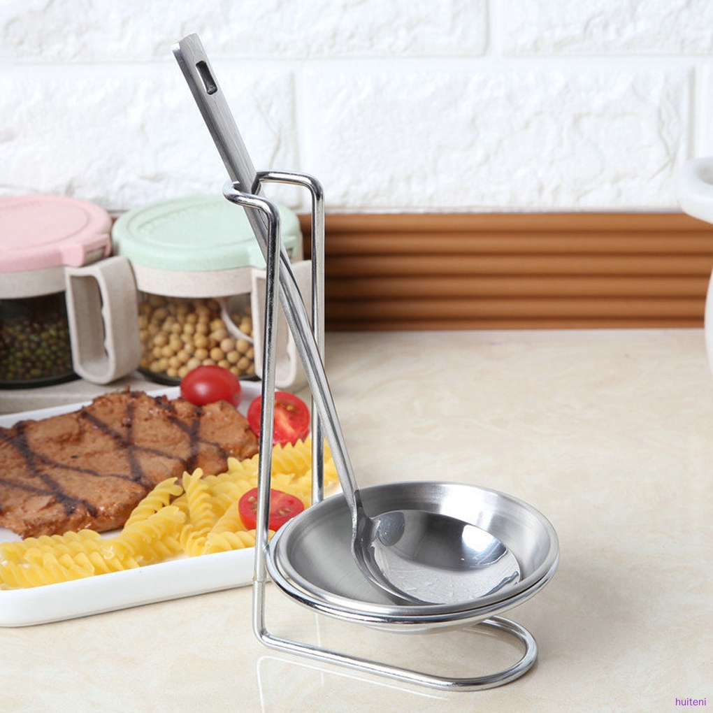 Giá đỡ muỗng múc canh bằng inox tiện lợi cho bếp