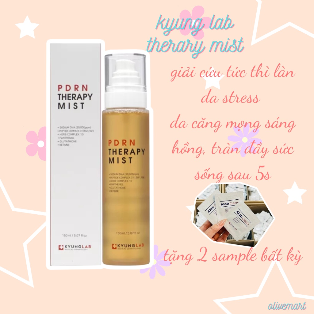 Xịt khoáng dưỡng ẩm KYUNG LAB PDRN THERAPY MIST 150ml chính hãng