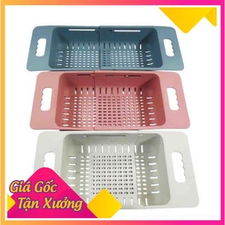 Khay gác chậu rửa đa năng thu gọn, rổ gác bồn rửa chén loại lớn