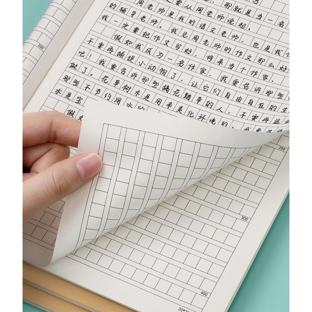 (Loại dày) Combo 5 vở tập viết chữ Hán, luyện viết chữ Trung Nhật Hàn giấy dày đẹp loại tốt