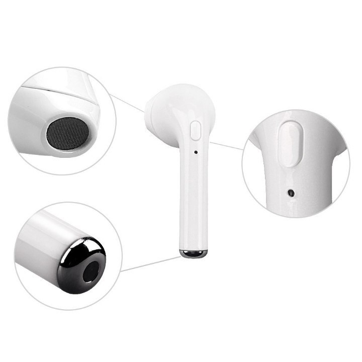 [ XẢ KHO ] Tai nghe bluetooth i7s 1 tai - NHỎ GỌN TIỆN LỢI - SỰ DỤNG ĐƯỢC 2 BÊN TAI - THỜI GIAN NGHE 4-5 TIẾNG - 1 ĐỔI 1