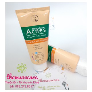Sữa rửa mặt Acnes tuýp 100g trị mụn, sáng da