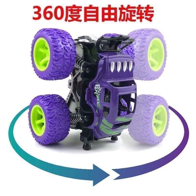 Xe Ô Tô Địa Hình Bánh Đà Quán Tính Quay 360 độ, Ôtô Đồ Chơi Cho Bé Không Cần Pin Siêu Xịn Sò-giadungsieure