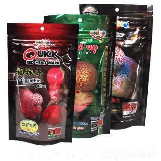 Thức ăn cho cá la hán lên đỏ Okiko Quick 100gram