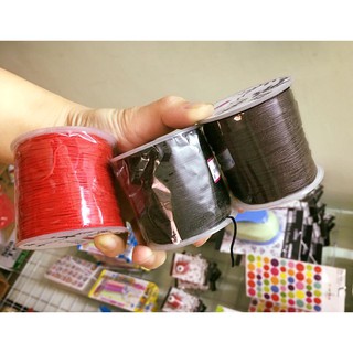 100m dây chỉ đỏ - chỉ đen đan vòng handmade