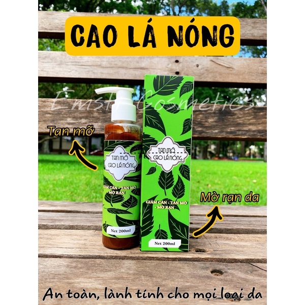 CAO LÁ NÓNG - Giúp tan mỡ và mờ rạn da