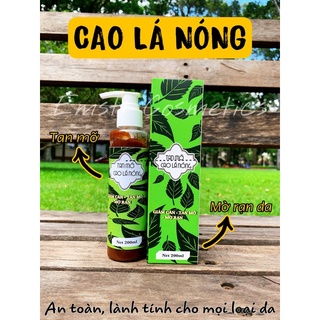 Cao lá nóng - giúp tan mỡ và mờ rạn da