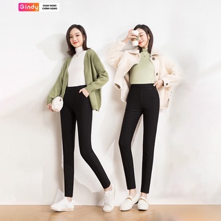 Quần legging nữ cạp cao dài nâng mông có túi cúc khóa kéo - Quần legging đen nữ dài co giãn gen bụng vải dày Umi ôm body
