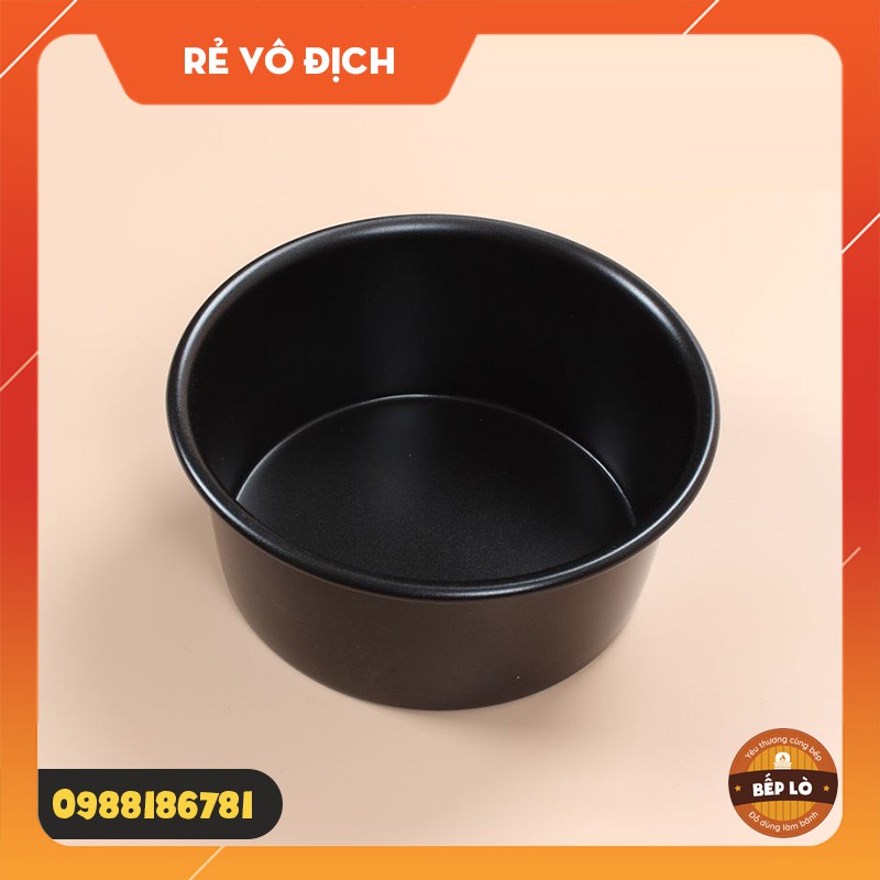 Khuôn tròn nướng bánh chống dính đế liền SIÊU ĐẸP 4 inch 5 inch 6 inch (HÀNG MỚI VỀ)