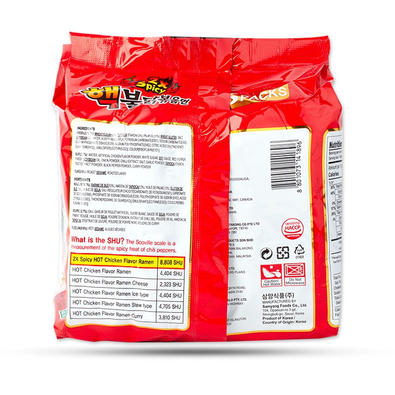 Mì gà siêu cay Samyang 2x nhập khẩu Hàn Quốc COMBO 5 GÓI | BigBuy360 - bigbuy360.vn