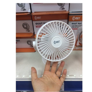 Quạt sạc mini để bàn Comet