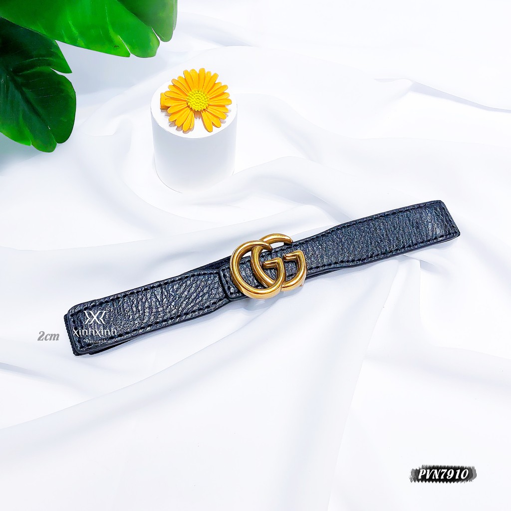 Belt váy , đai váy , dây nịt mặt chữ G lồng kim loại sang chảnh - Xinh Xinh Accessories