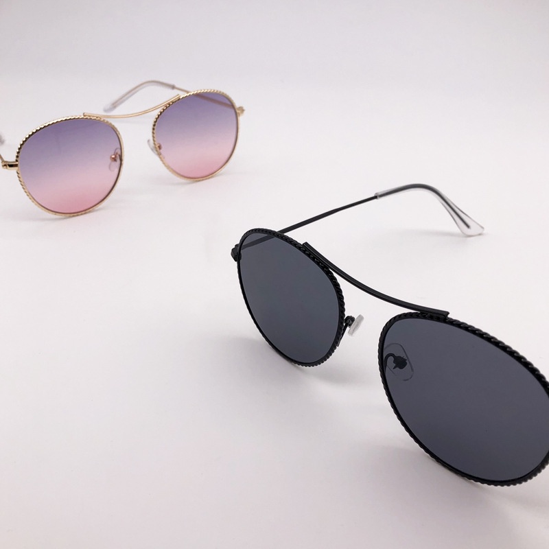 Kính Mát Gọng Tròn Kim Loại Thời Trang Xu Hướng