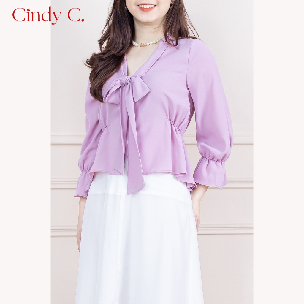 Áo Sweetheart CINDY C chất liệu Linen thiết kế sang trọng nữ tính 812