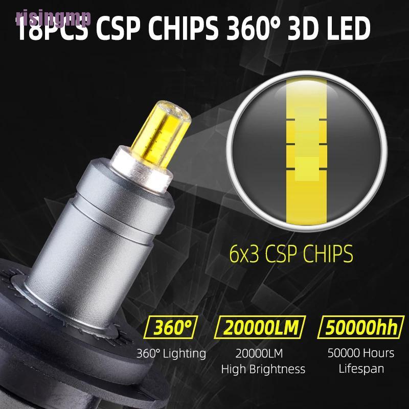 Đèn Pha LED H11 H7 20000LM H8 HB3 9005 HB4 H1 9012 HIR2 Chất Lượng Cao