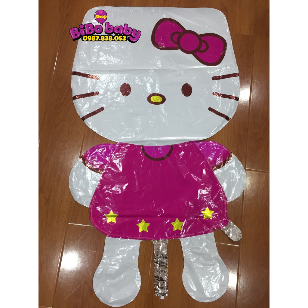 {SALE} Bóng nhôm hình hello kitty cao 110cm bị lem màu