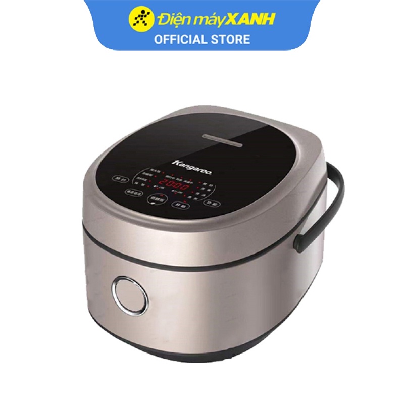 Nồi cơm điện tử Kangaroo KG15DR10 1.5 lít  760 W lòng nồi chống dính - Chính hãng BH 12 tháng