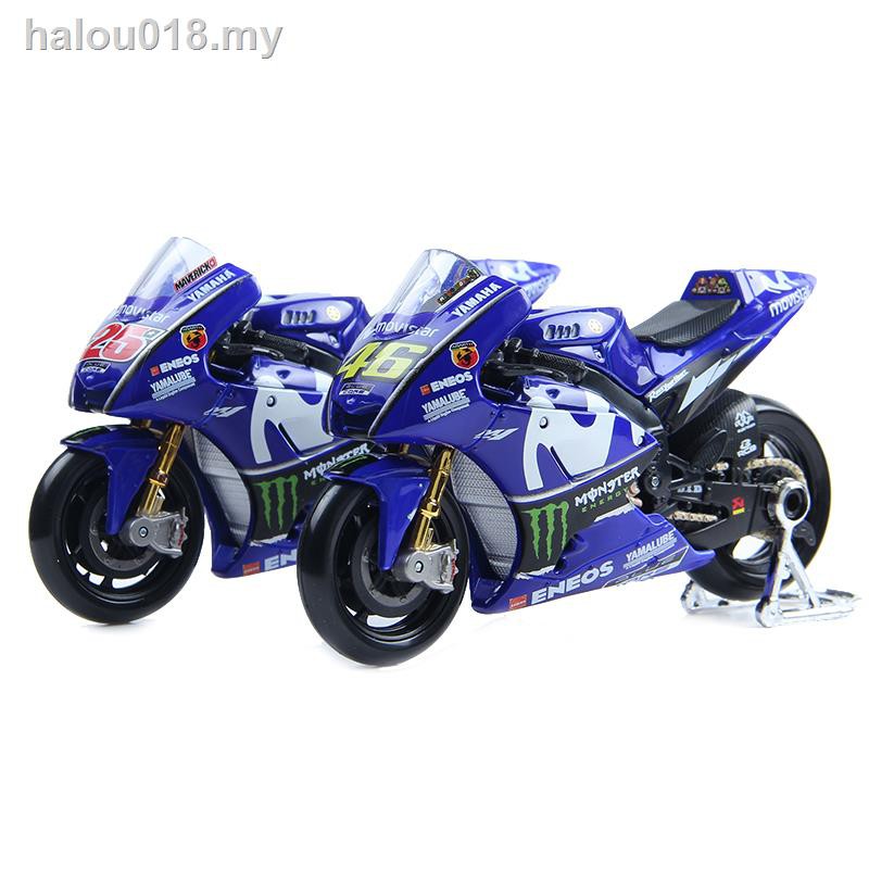 Mô Hình Xe Mô Tô Yamaha Honda Ducati Moto Gp No. 46 Bằng Hợp Kim Tỉ Lệ 1: 18