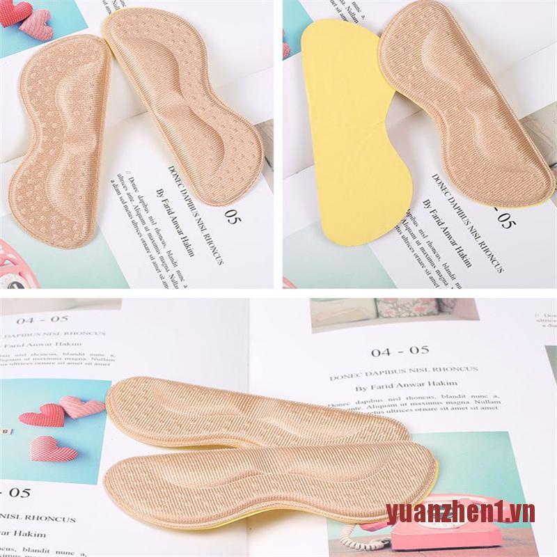 Set 2 cặp / 4 miếng dán gót giày cao gót mềm tự dính tiện dụng