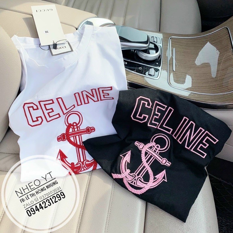 áo thun unisex form rộng in mỏ neo siêu hot