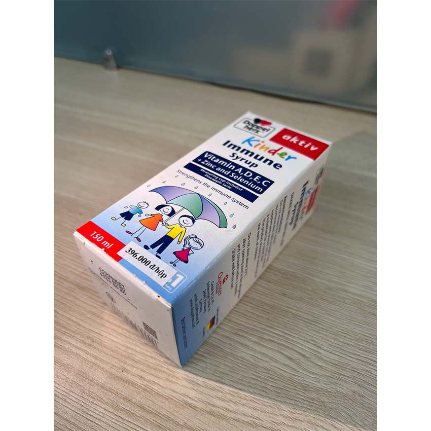 Kinder Immune Syrup (Nhập Khẩu Từ Đức) -  Chai siro 150ml Tăng Cường Chức Năng Hệ Miễn Dịch Cho Trẻ - cvspharmacy