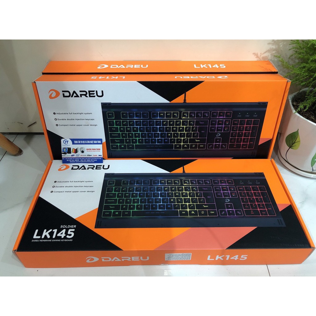 Bàn phím giả cơ Dareu LK145 Gaming (USB , có led) - Bảo hành Chính hãng 12 tháng