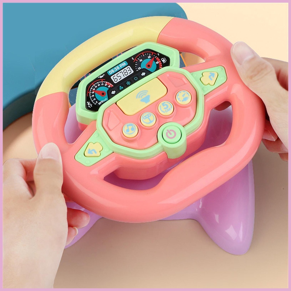 Vô Lăng Xe Hơi Có Đèn Và Nhạc Cho Trẻ Mẫu Giáo