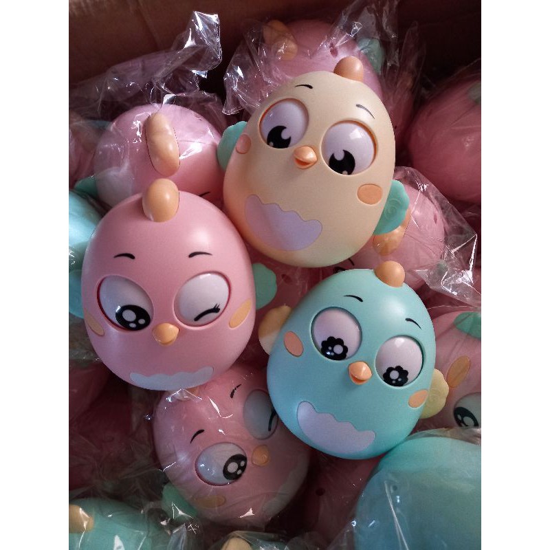[Mã LIFE0503TOYS giảm 10% đơn 0Đ] Lật Đật Cho Bé Hình Chim Chớp Mắt Ngộ Nghĩnh Phát Nhạc Nhựa ABS An Toàn LD04